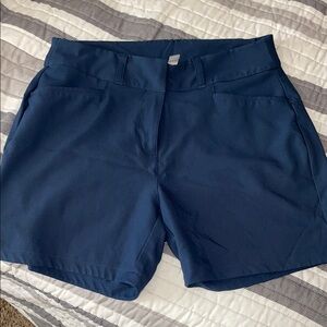 Women's Adidas Crew Navy Blue Golf Shorts